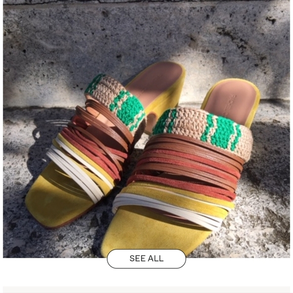 Rachel Comey TEJANI MULE - MULTI Strappy Sandal Sz 5.5 - Picture 6 of 8